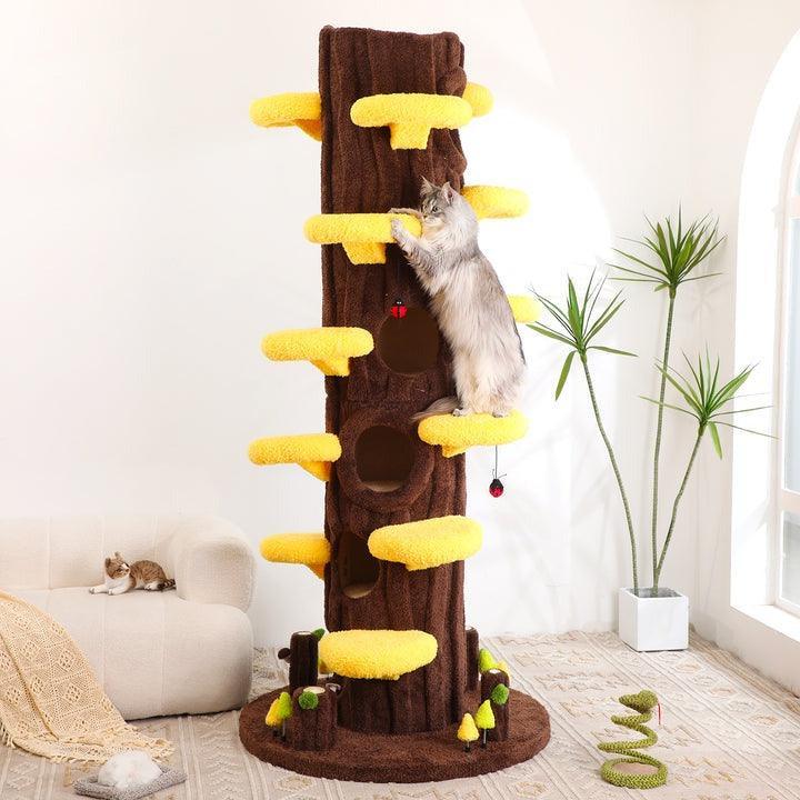 Árvore Natural para Gatos - Perfeita para seu felino explorar, brincar e descansar.