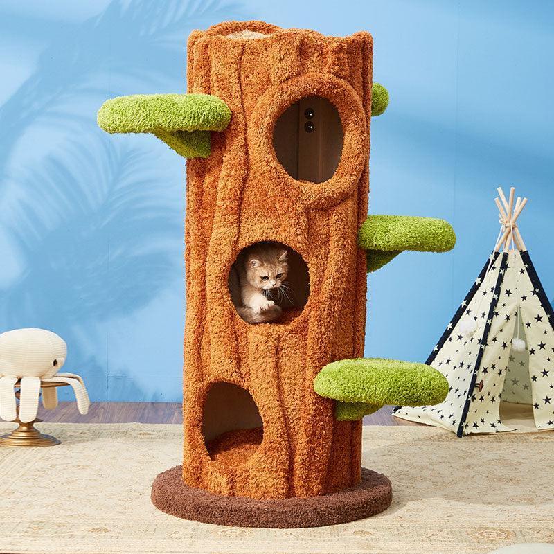 Árvore Natural para Gatos - Perfeita para seu felino explorar, brincar e descansar.